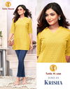 Krisha By Tunic House Viscous Rayon Chikankari Kurta Wholesale In India